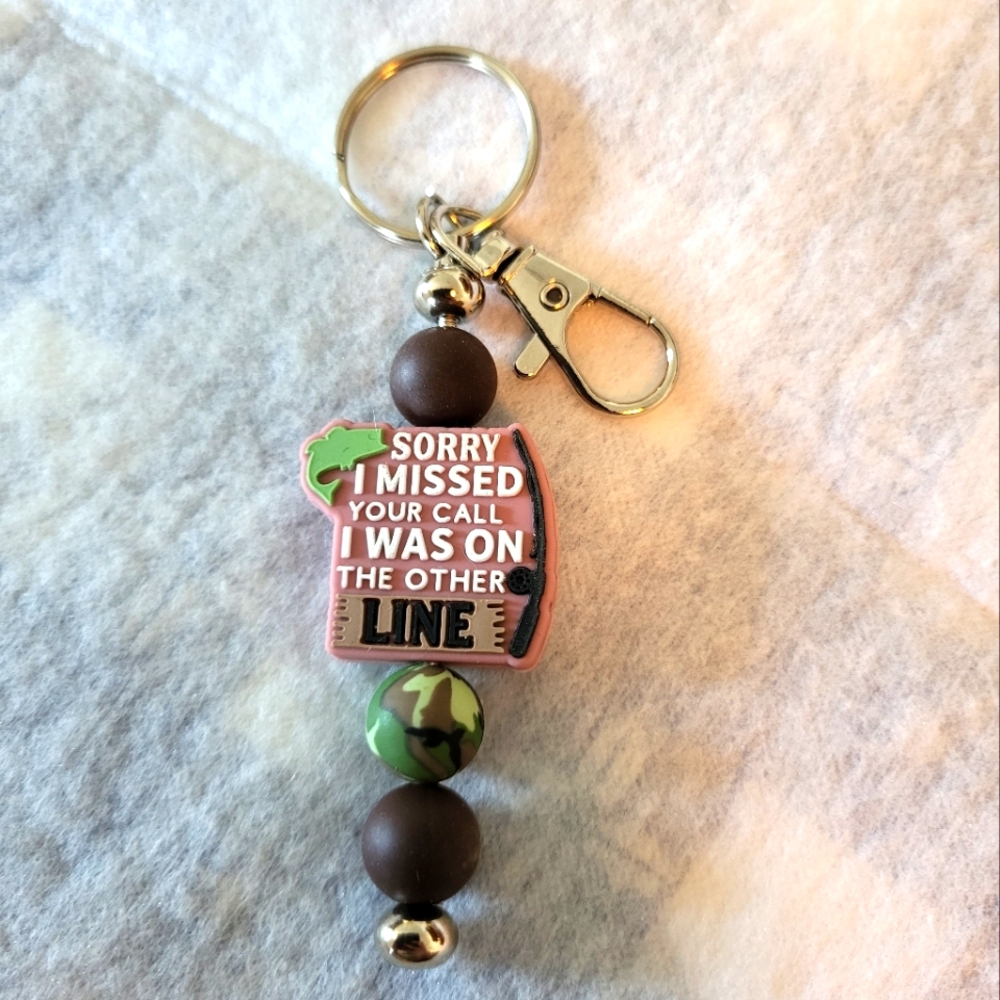 Fishing keychain